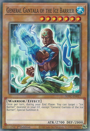 Yugioh General Gantala of the Ice Barrier / Common - SDFC-EN017 - 1st