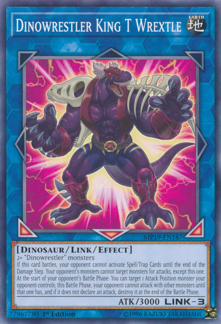 Yugioh Dinowrestler King T Wrextle