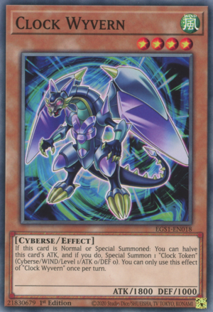 Yugioh Clock Wyvern / Common - EGS1-EN018 - 1st