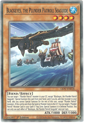 Yugioh Blackeyes, the Plunder Patroll Seaguide / Common - LIOV-EN018 - 1st