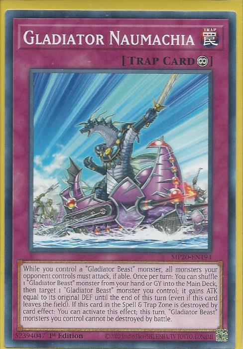 Yugioh Gladiator Naumachia 