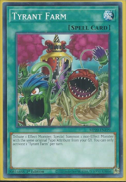 YUGIOH Tyrant Farm / Common - MP20-EN199