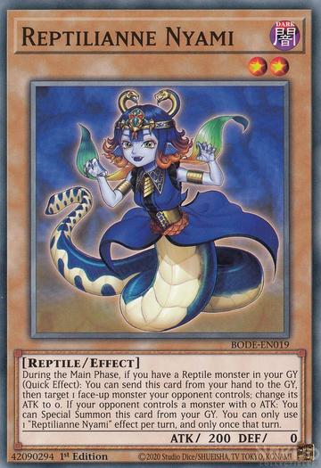 Yugioh! Reptilianne Nyami/ Common - BODE-EN019 - 1st