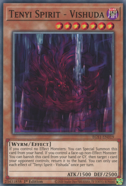 Yugioh Tenyi Spirit - Vishuda / Common - EGS1-EN019 - 1st