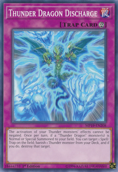 Yugioh Thunder Dragon Discharge 