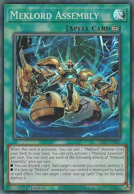 Yugioh Meklord Assembly / Super - LED7-EN020 - 1st