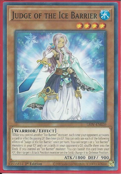 Yugioh Judge of the Ice Barrier / Common - LIOV-EN020 - 1st