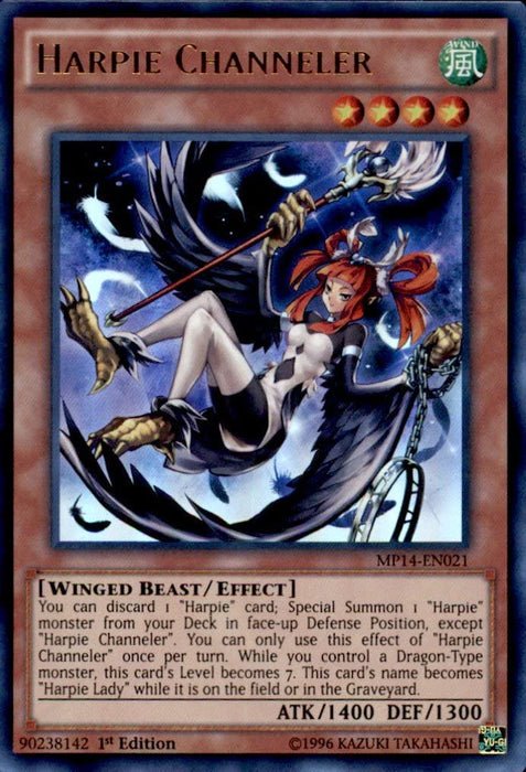 Yugioh Harpie Channeler/ Ultra - MP14-EN021