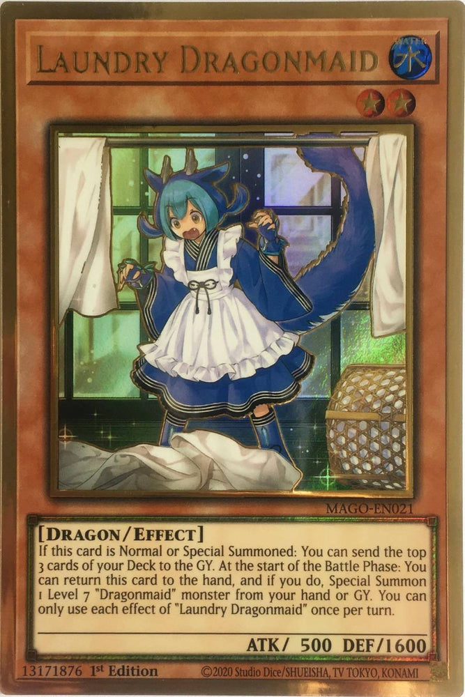 Yugioh Laundry Dragonmaid / Gold - MAGO-EN021 - 1st