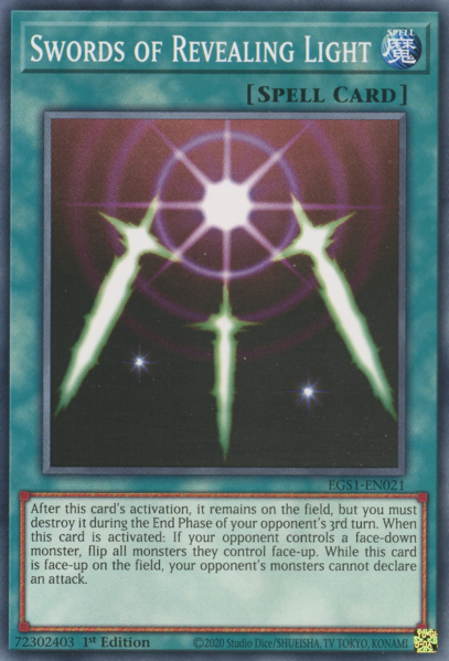 Yugioh Swords of Revealing Light / Common - EGS1-EN021 - 1st