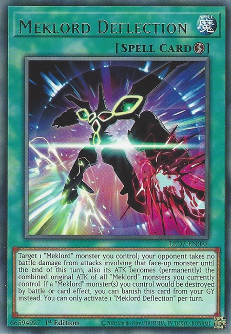 Meklord Deflection / Rare - LED7-EN021 - 1st