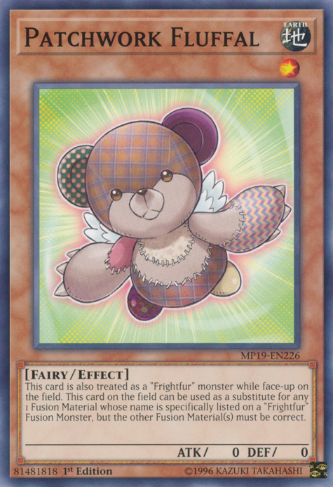 Yugioh Patchwork Fluffal / Common - MP19-EN226 - 1st