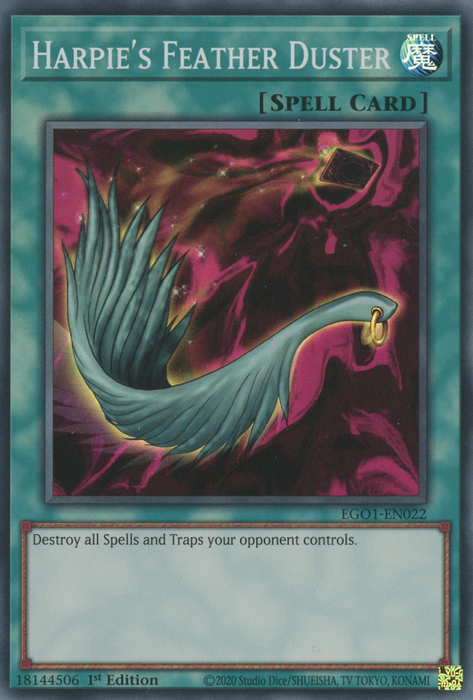 Yugioh Harpie's Feather Duster / Super - EGS1-EN022 - 1st