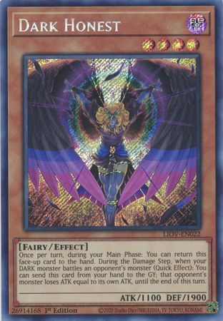 Yugioh Dark Honest / Secret - LIOV-EN022 - 1st