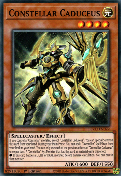 Yugioh Constellar Caduceus / Super - BLVO-EN022 - 1st