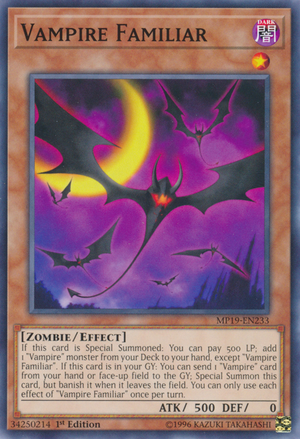 Yugioh Vampire Familiar / Common - MP19-EN233