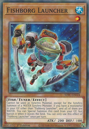 Yugioh Fishborg Launcher / Common - SDFC-EN024 - 1st