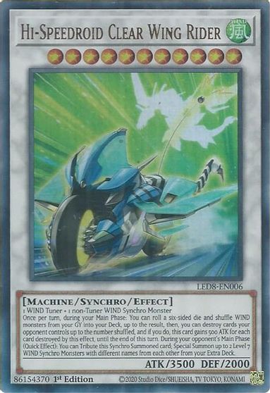 Hi-Speedroid Clear Wing Rider / Ultra - LED8-EN006 - 1st — Transcend Cards