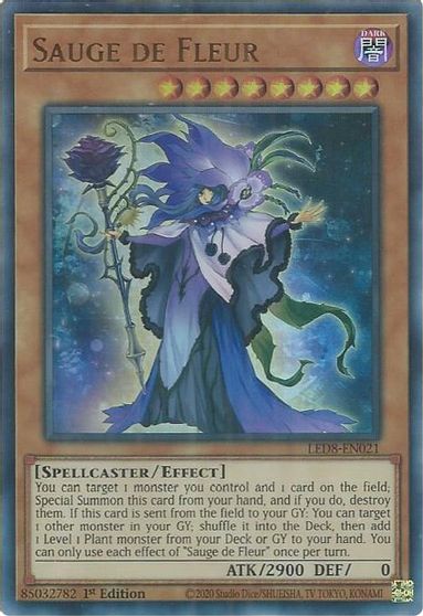 Yugioh! Sauge de Fleur / Ultra - LED8-EN021 - 1st