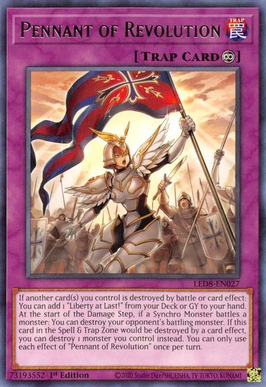 Yugioh! Pennant of Revolution/ Rare - LED8-EN027 - 1st