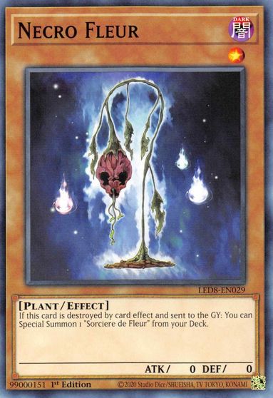 Yugioh! Necro Fleur / Common - LED8-EN029 - 1st