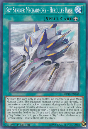 Yugioh Sky Striker Mecharmory - Hercules Base / Common - MP19-EN267 - 1st