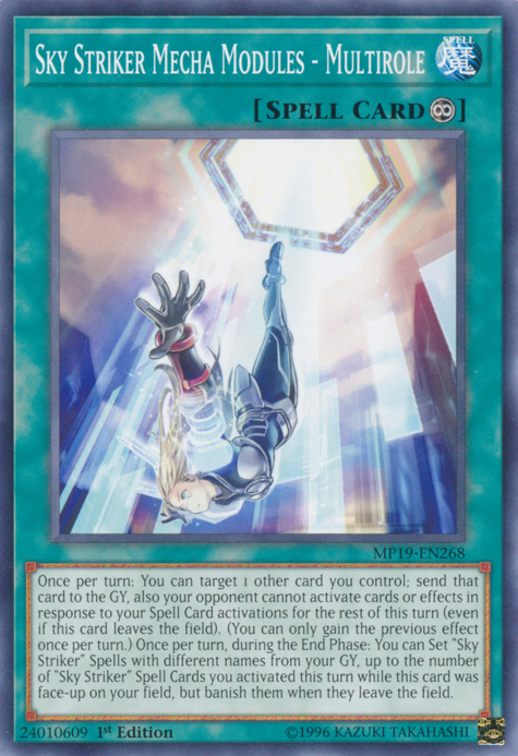 Yugioh Sky Striker Mecha Modules - Multirole / Common - MP19-EN268 - 1st