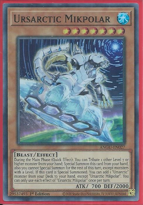 Yugioh Ursarctic Mikpolar / Super - ANGU-EN027 - 1st