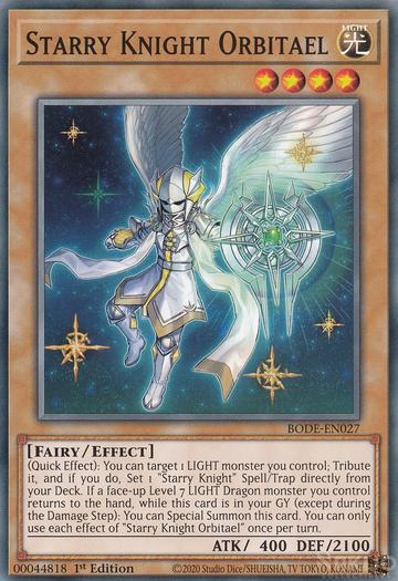 Yugioh! Starry Knight Orbitael / Common - BODE-EN027 - 1st