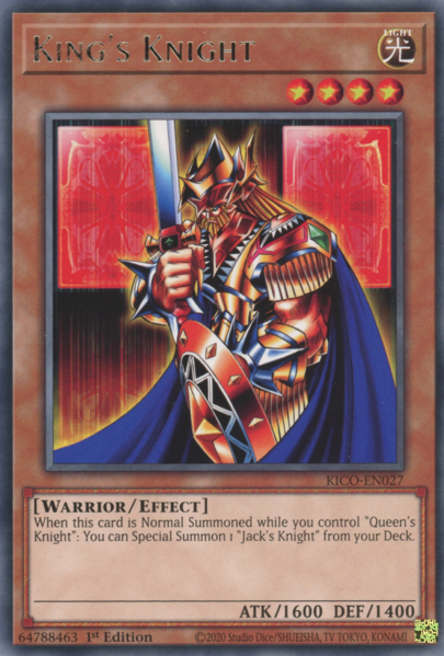 Yugioh King's Knight / Collector's - KICO-EN027 - 1st