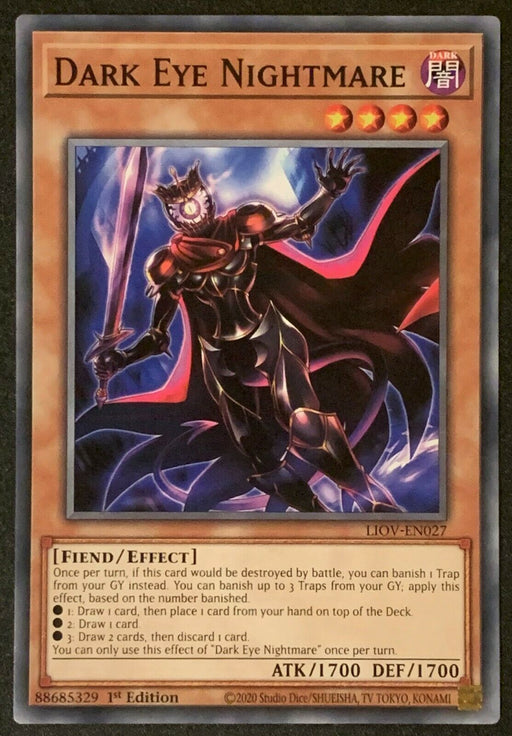 Yugioh Dark Eye Nightmare / Common - LIOV-EN027 - 1st