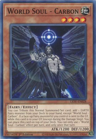 Yugioh World Soul - Carbon / Common - LIOV-EN028 - 1st