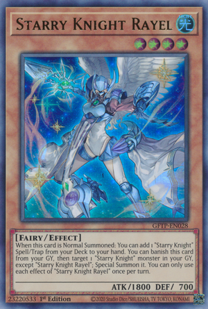 Yugioh Starry Knight Rayel / Ultra - GFTP-EN028 - 1st