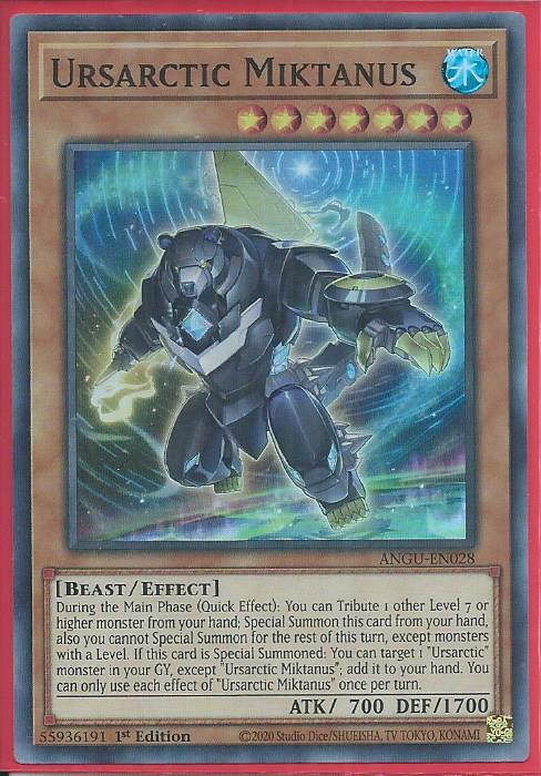 Yugioh Ursarctic Miktanus / Super - ANGU-EN028 - 1st