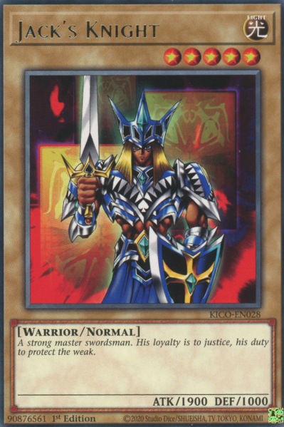 Yugioh Jack's Knight / Rare - KICO-EN028 - 1st