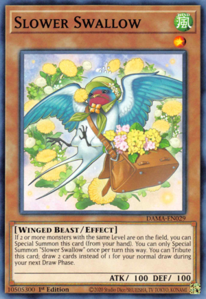 Yugioh Slower Swallow / Common - DAMA-EN029 - 1st