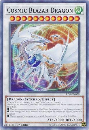 Yugioh Cosmic Blazar Dragon / Common - LED6-EN029 - 1st