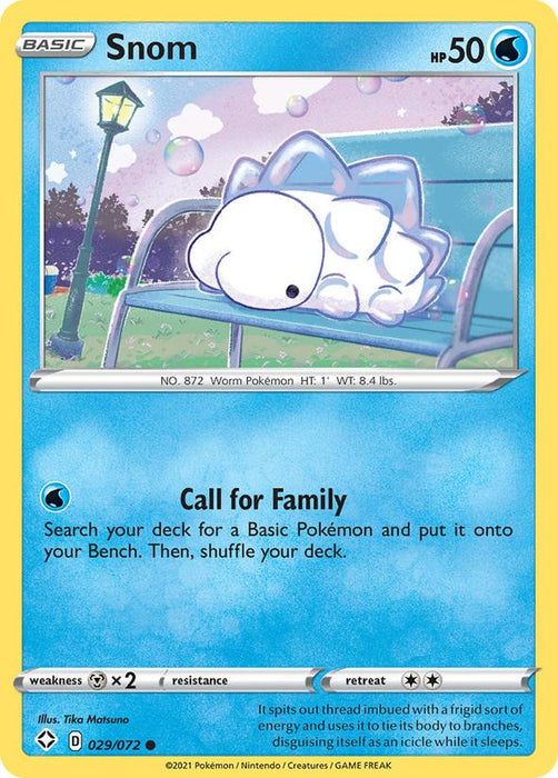 Pokemon Snom - 029/072 - Shining Fates
