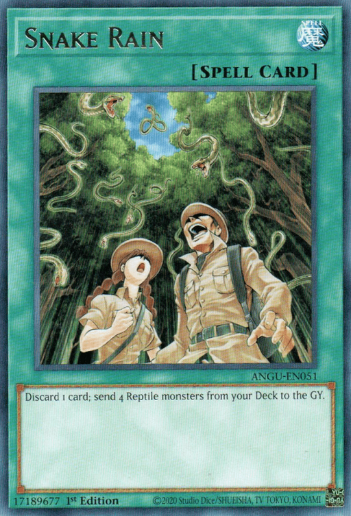 Yugioh! Snake Rain / Rare - ANGU-EN051 - 1st