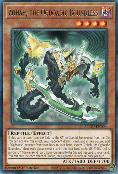 Yugioh! Zohah, the Ogdoadic Boundless / Rare - ANGU-EN004 - 1st