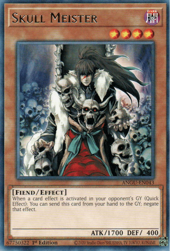 Yugioh! Skull Meister / Rare - ANGU-EN043 - 1st