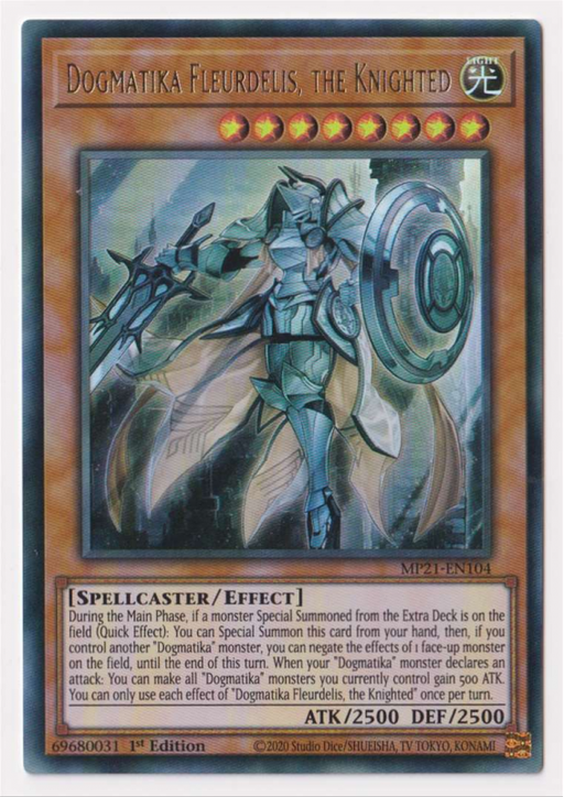 Yugioh! Dogmatika Fleurdelis, the Knighted / Ultra - MP21 - EN104 - 1st