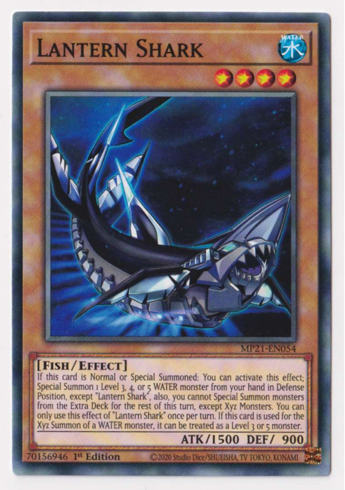 Yugioh! Lantern Shark / Common - MP21-EN054 - 1st     