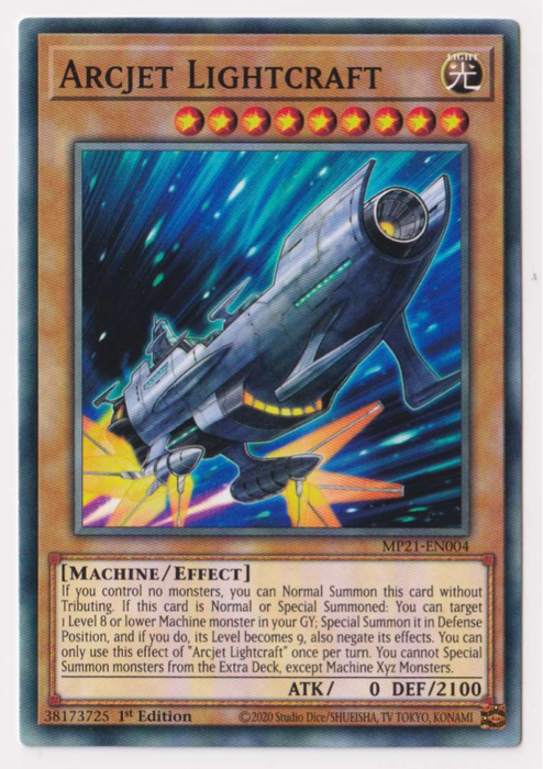 Yugioh! Arcjet Lightcraft / Common - MP21-EN004 - 1st     