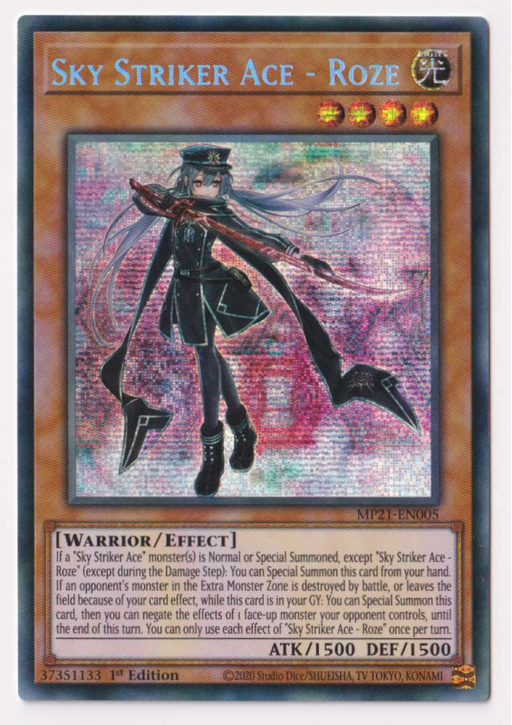 Yugioh! Sky Striker Ace - Roze / Prismatic - MP21-EN005 - 1st