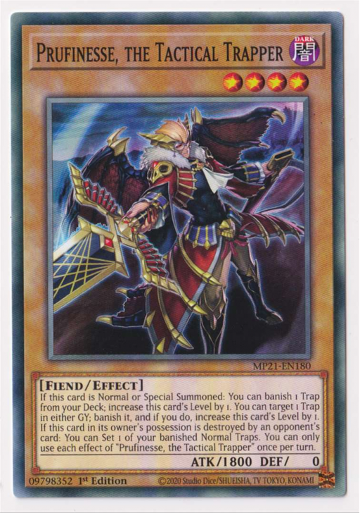 Yugioh! Prufinesse, the Tactical Trapper / Common - MP21-EN180 - 1st