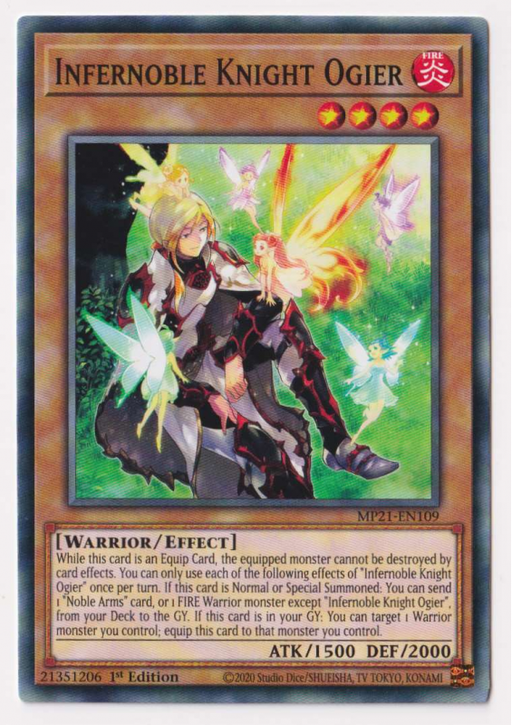 Yugioh! Infernoble Knight Ogier / Common - MP21-EN109 - 1st