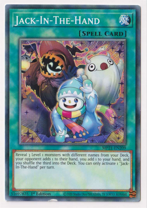 Yugioh! Jack-In-The-Hand/ Common - MP21-EN209 - 1st