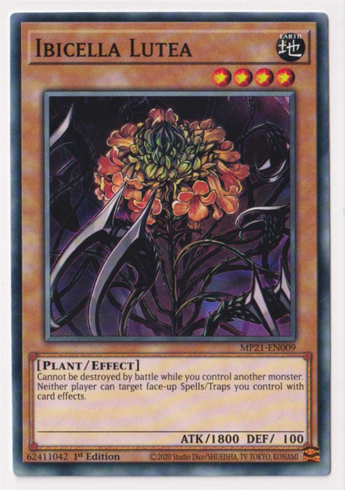 Yugioh! Ibicella Lutea / Common - MP21-EN009- 1st