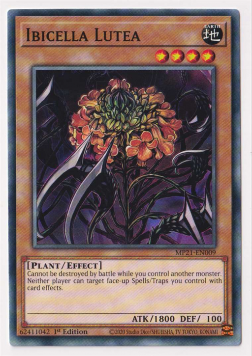 Yugioh! Ibicella Lutea / Common - MP21-EN009- 1st